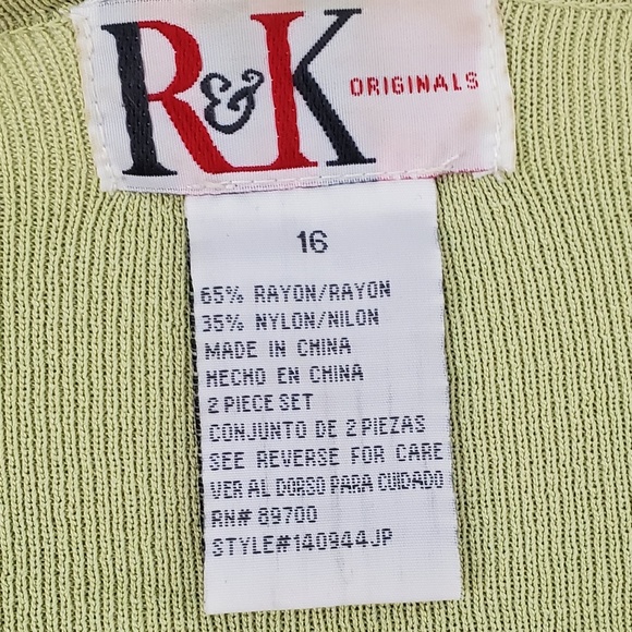 R & K Originals Maxi Dress & Cardigan Brown/Green - Picture 8 of 8